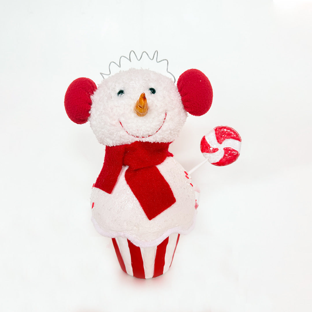Muffin Snowman